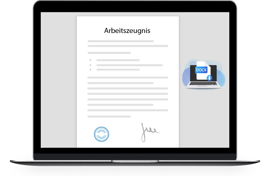 Arbeitszeugnis herunterladen