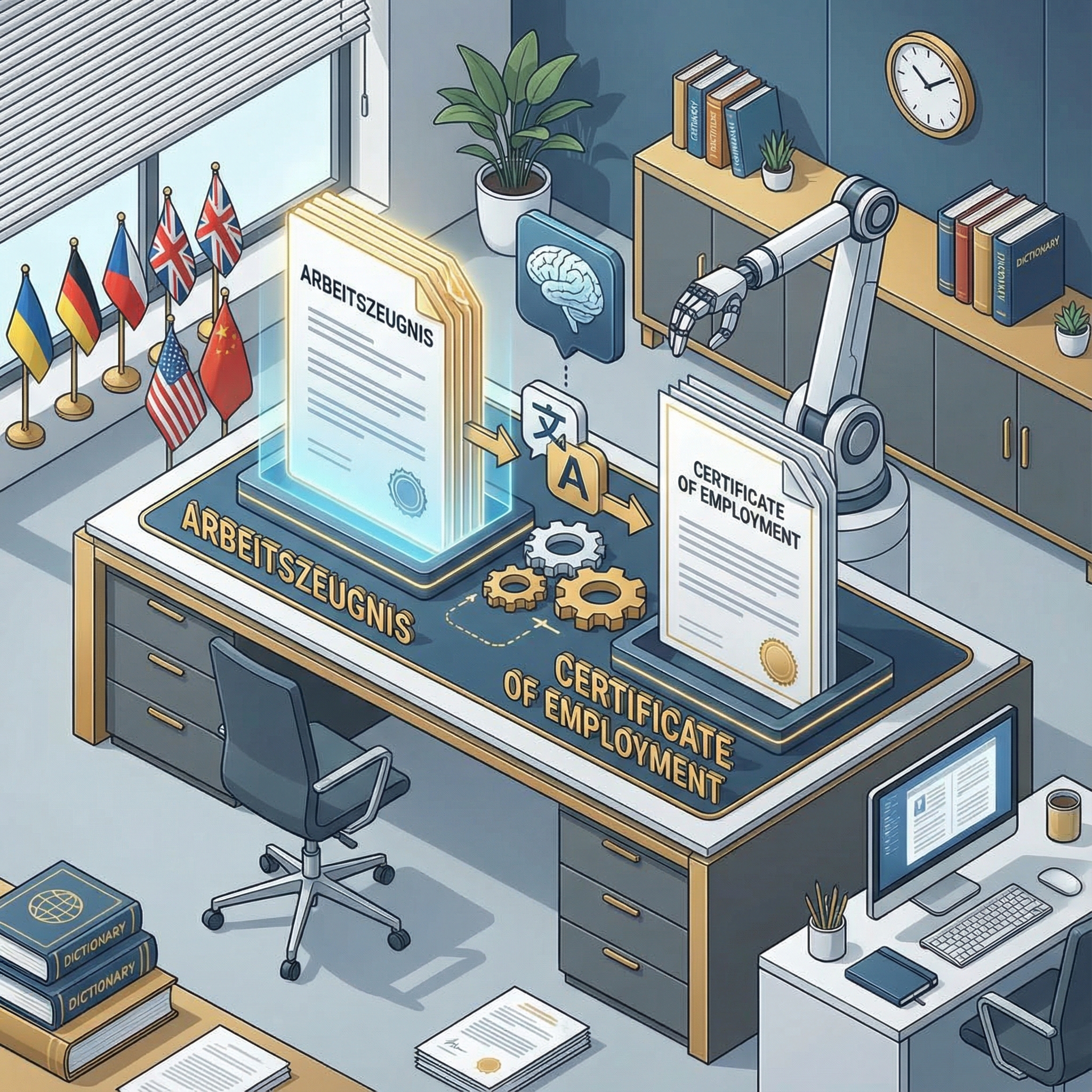 Arbeitszeugnis auf Englisch: So klappt die Übersetzung